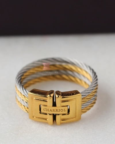 خاتم مطلي ذهب ماركة شاريول BIARRITZ RING