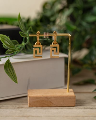 حلق مطلي ذهب ماركة فرزاتشي