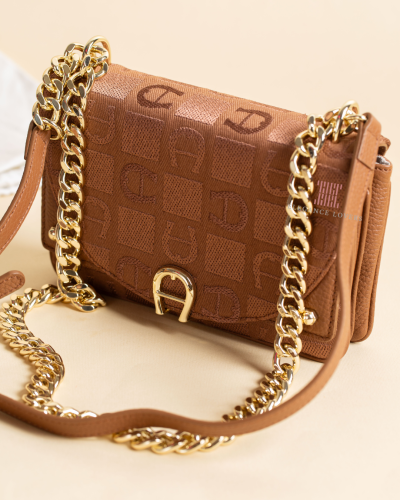 شنطة كروس ماركة ايجنر AIGNER Canvas Logo