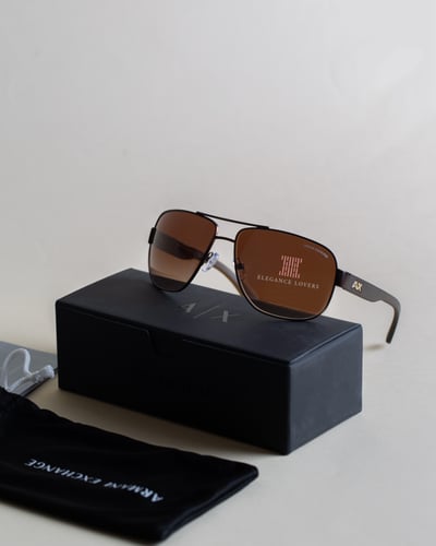 نظارة شمسية رجالية ماركة ارماني اكسشينج - Brown