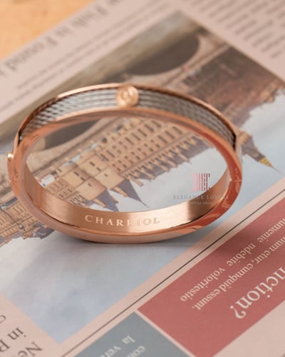 إسوارة مطلية ذهب ماركة شاريول - Foreve Bangle Rose...