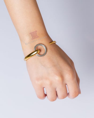 إسوارة مطلية ذهب ماركة شاريول