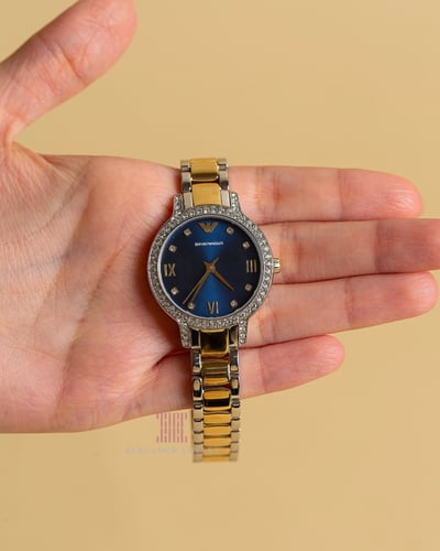 ساعة نسائية كريستال ماركة امبريو ارماني AR11576
