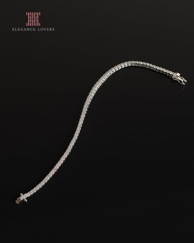 إسوارة تنس مطلية ذهب ماركة Elegance Lovers