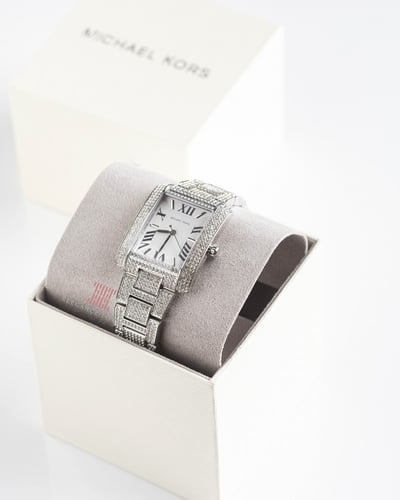 ساعة نسائية كريستال ماركة مايكل كورس MK4648