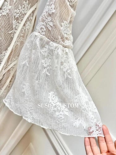 فستان دانتيل راقي