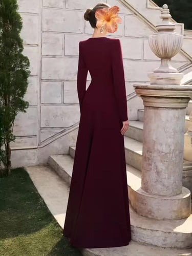 فستان راقي طويل