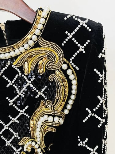 فستان مخمل فاخر