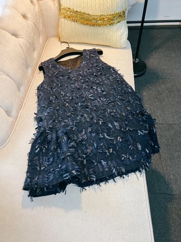 فستان قصير كحلي