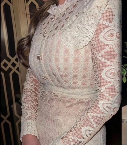 فستان دانتيل بيج