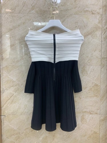 فستان قصير بالمان