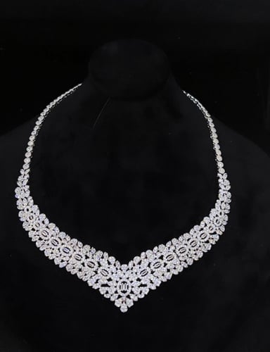 طقم زيركون فاخر 4 قطع