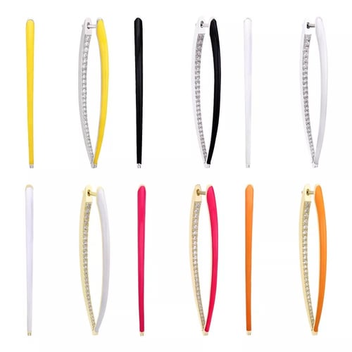 حلق نسائي فضه عيار 925