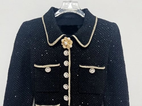 فستان تويد انيق