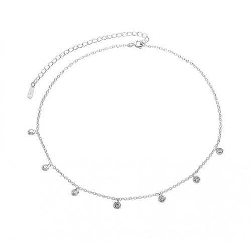 شوكر فضه عيار 925