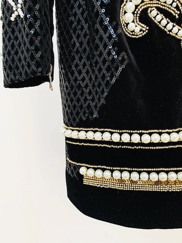 فستان مخمل فاخر