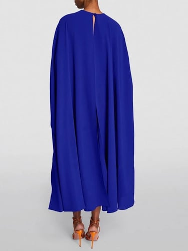 فستان ميد ازرق