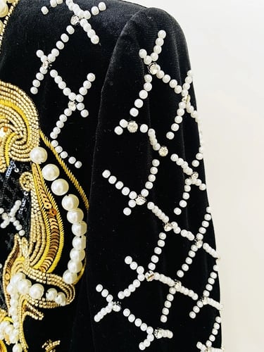 فستان مخمل قصير