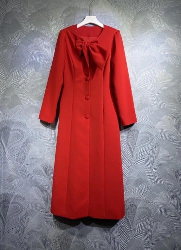 فستان احمر انيق