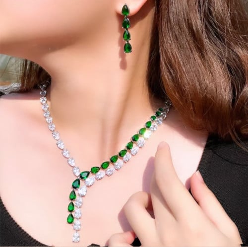 طقم قطعتين بالحجر الفاخر