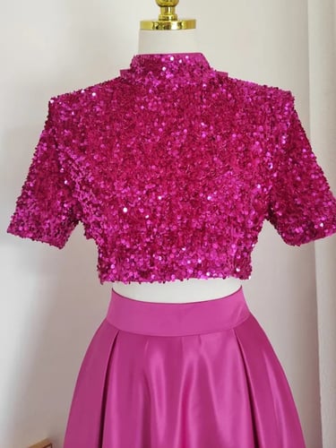 طقم قطعتين ( توب - تيور )