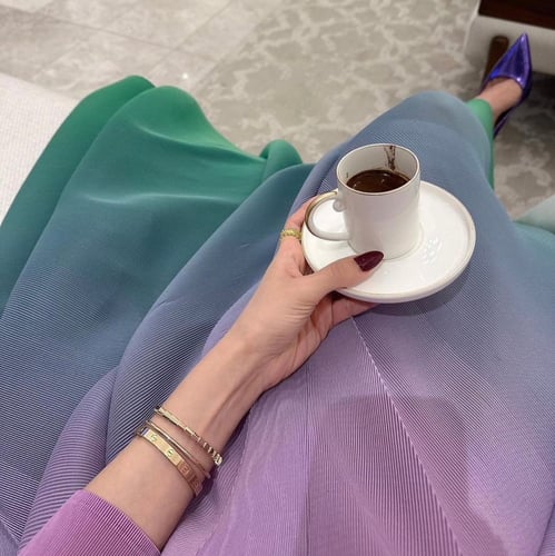 فستان بتدرج لون