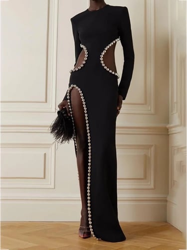 فستان سهرة مفتوح الظهر