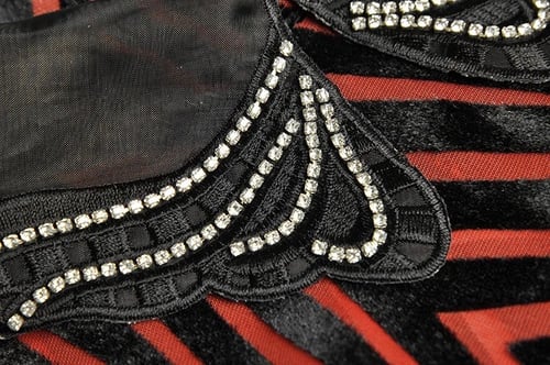 فستان مخمل انيق