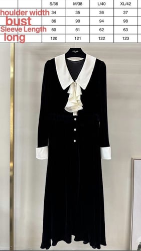 فستان مخمل انيق