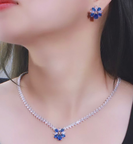 طقم قطعتين بالحجر النقي