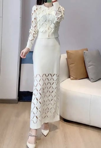 قطعتين فستان + جاكيت