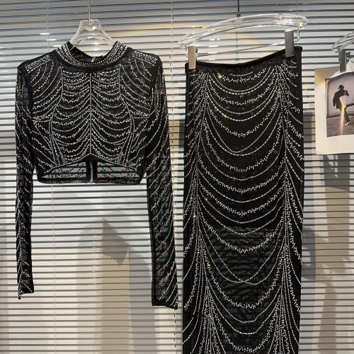 طقم سهرة انيق قطعتين