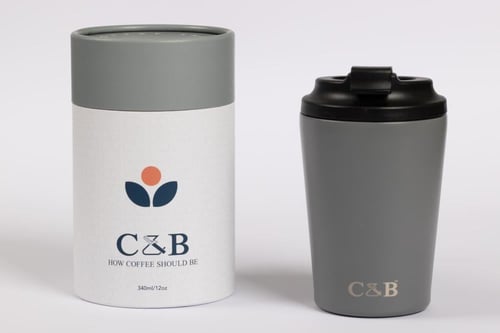 اكواب حافظة للحرارة بشعار C&B سي اند بي