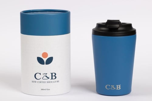 اكواب حافظة للحرارة بشعار C&B سي اند بي