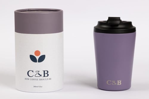 اكواب حافظة للحرارة بشعار C&B سي اند بي