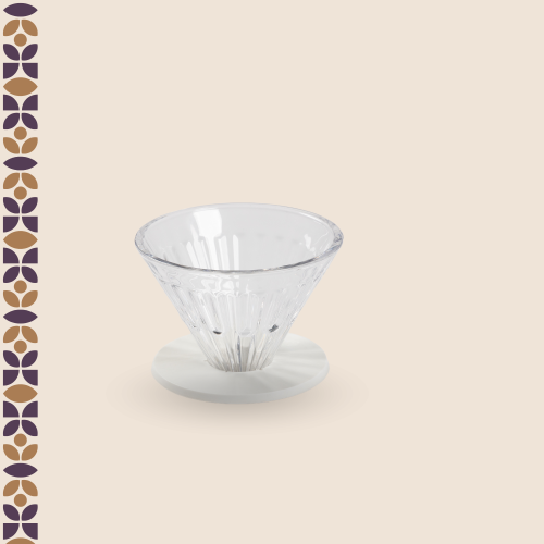 عين تايمور الكرستالية من الزجاج مع حامل ابيض سي ان...