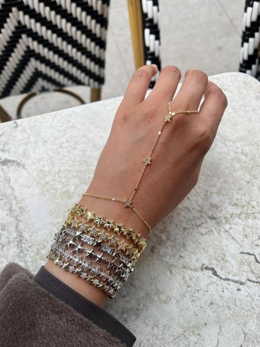 اسواره مكسس نجوم ذهبي - فضي