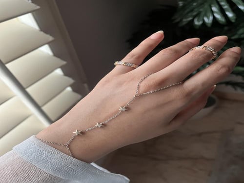 كف يد نجوم ( فضي )