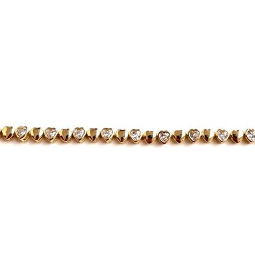 اسواره قلوب ذهبي