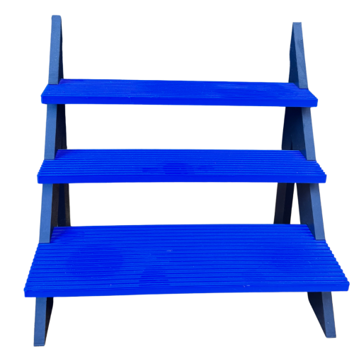 رف اكواب أسود و أزرق