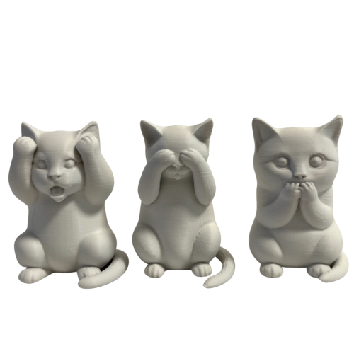 ديكور القطط الثلاث