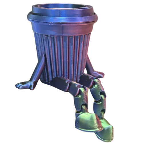 مجسم كوب قهوة ملونة