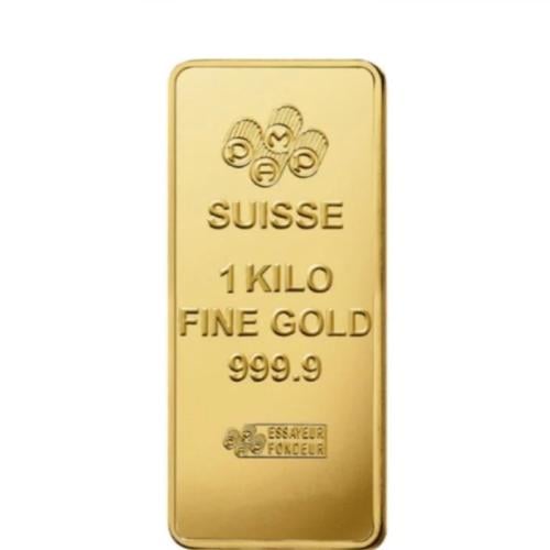 سبيكة ذهب سعودي وزن 1 كيلو عيار 24