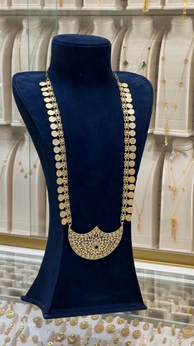 برقع ذهب شعبي عيار 21 بوزن 33.7