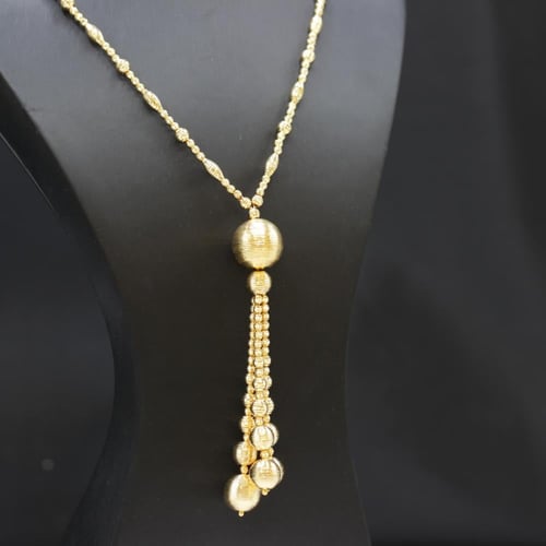 سبحة ايطالي ذهب من الذهب الخالص عيار 21 بالتصميم ا...