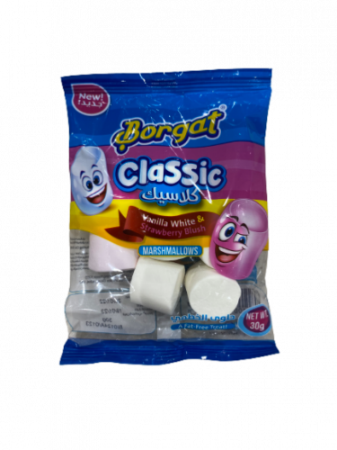 مارشميلو بالفانيلا كلاسيك بورقات 30 جرام