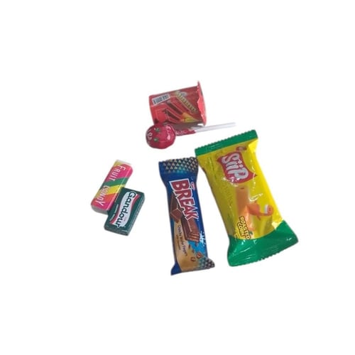 كيس توزيعات أطفال معبأه حلويات