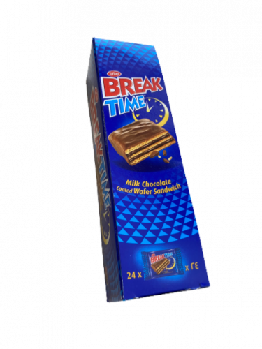 بسكويت ويفر محشي شوكولاته بريك تايم 24 حبة