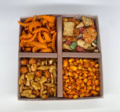 صندوق المكسرات المقرمشة