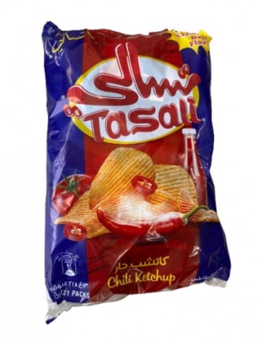 تسالي كاتشاب حار ( كيس 21 عبوة )